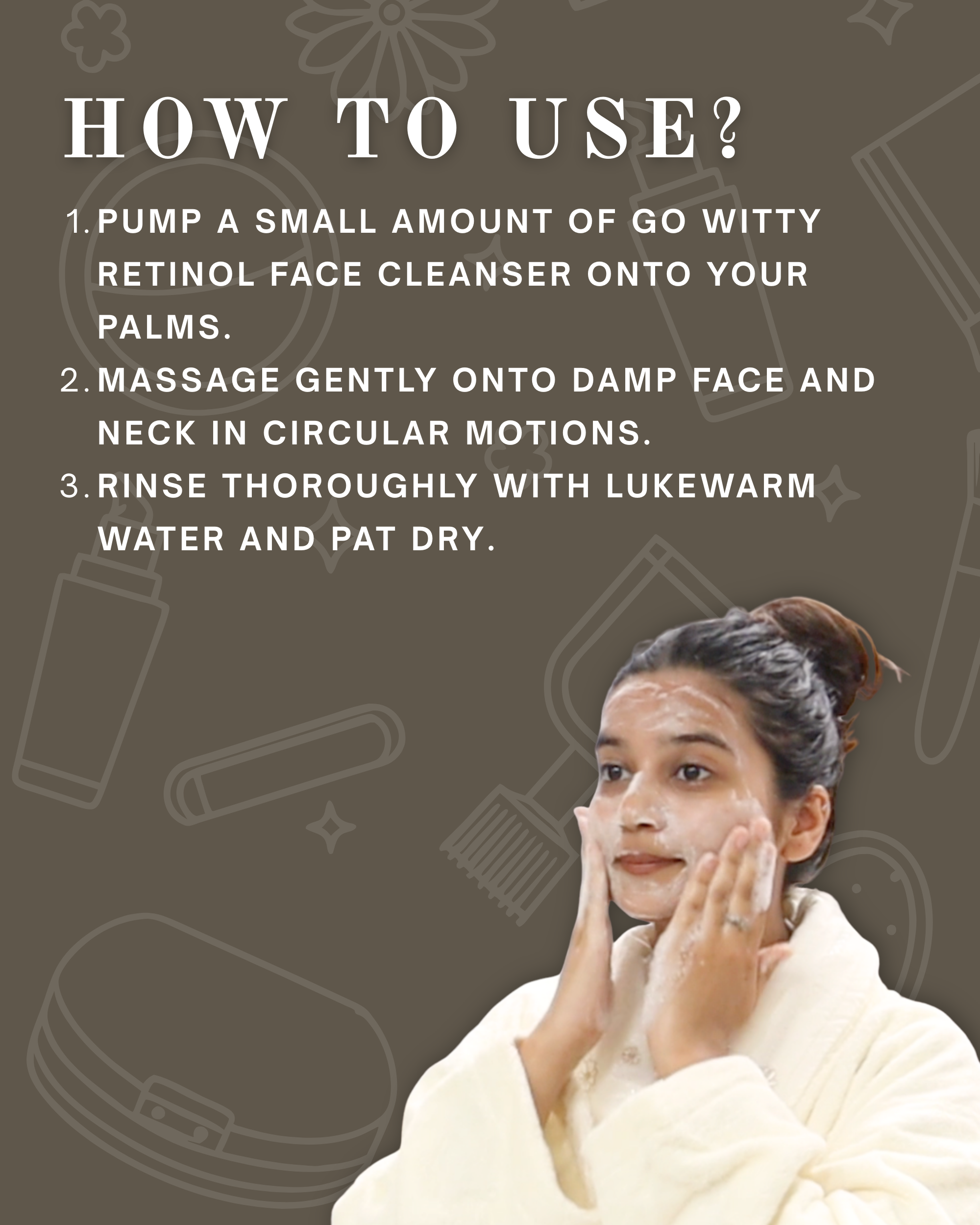 GoWitty Daily Essentials Trio: Cleanser, Toner & Sunscreen Combo