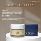 GoWitty enriched with ceramides Moisturizer | SLS & Paraben Free | For Sensitive & Combination Skin | 50g