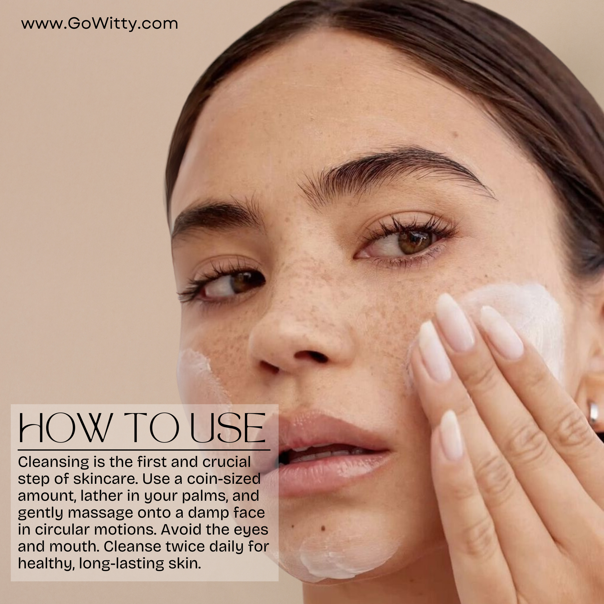 Go Witty Retinol Face Cleanser with Niacinamide & Mulberry | Evens Skin Tone, Hydrates & Prevents Early Aging | Paraben & SLS-Free | 100ml