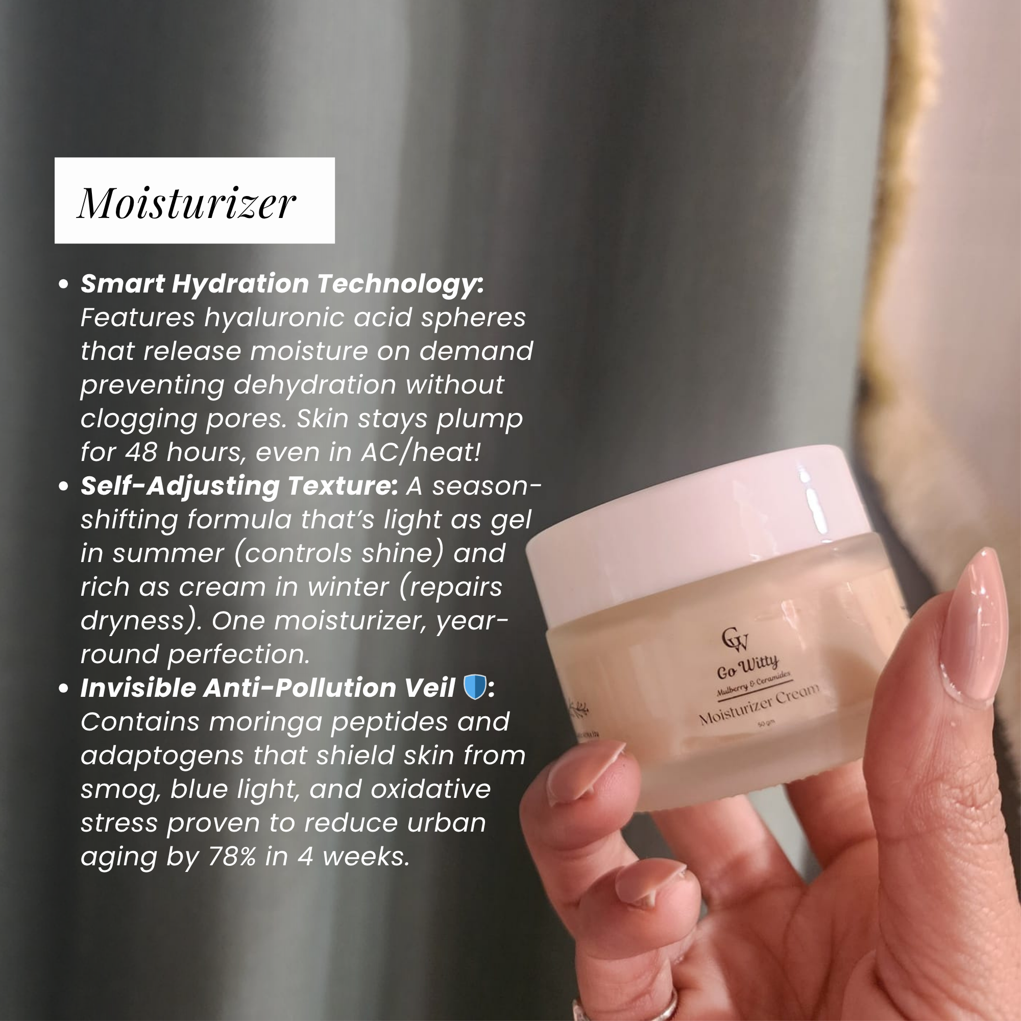Gowitty Combo of 5 - (Sunscreen + Moisturiser + Toner + Serum + Cleanser)