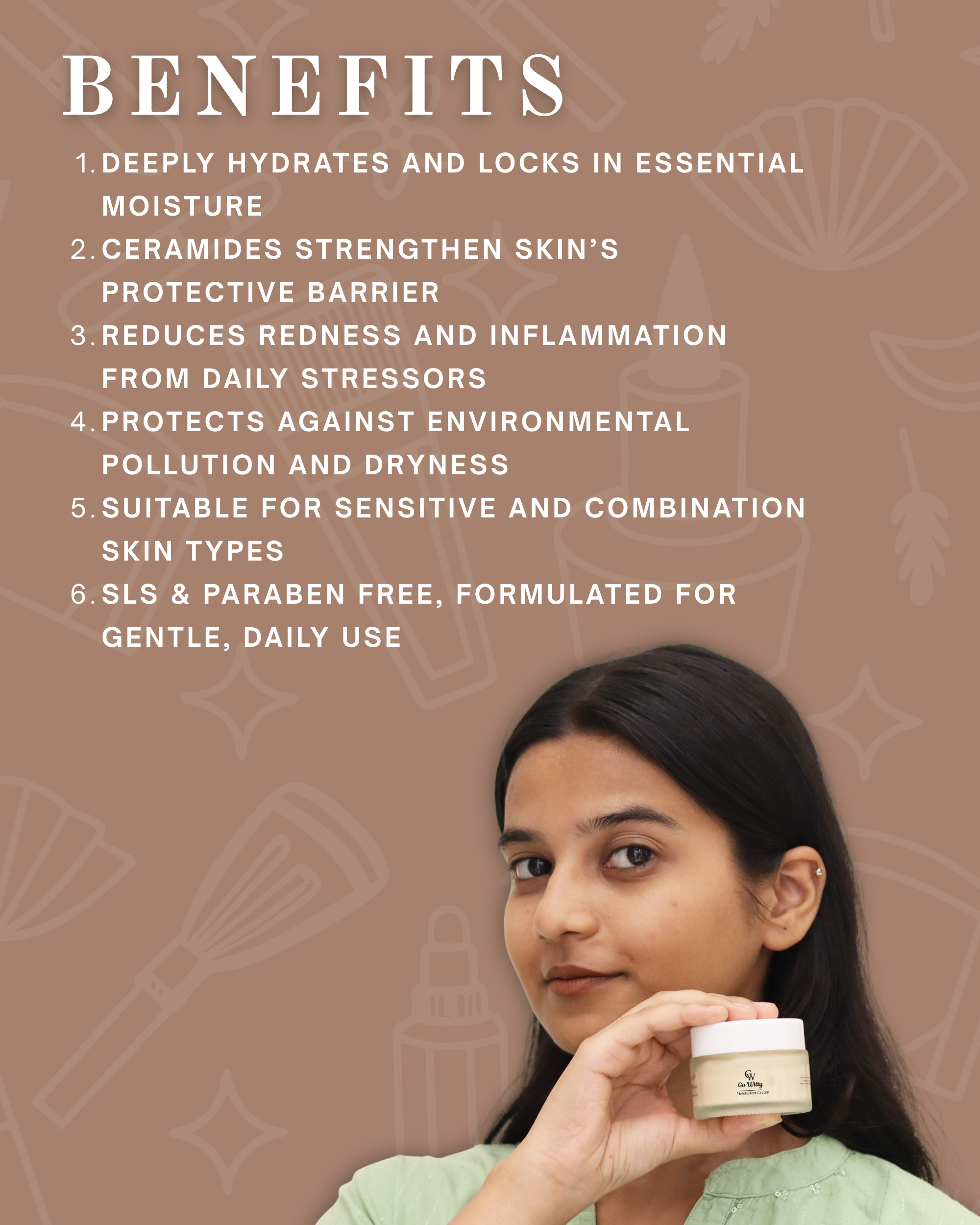 Gowitty Morning Skincare Combo – Cleanser + Sunscreen + Moisturiser (Daily Glow Essentials)