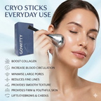 Cryo Sticks for Face | Stainless Steel Ice Globes for Skin Tightening, Puffiness Reduction & Glow | Facial Massage Tools for Men & Women | Reusable Cooling Therapy