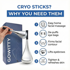 Cryo Sticks for Face | Stainless Steel Ice Globes for Skin Tightening, Puffiness Reduction & Glow | Facial Massage Tools for Men & Women | Reusable Cooling Therapy