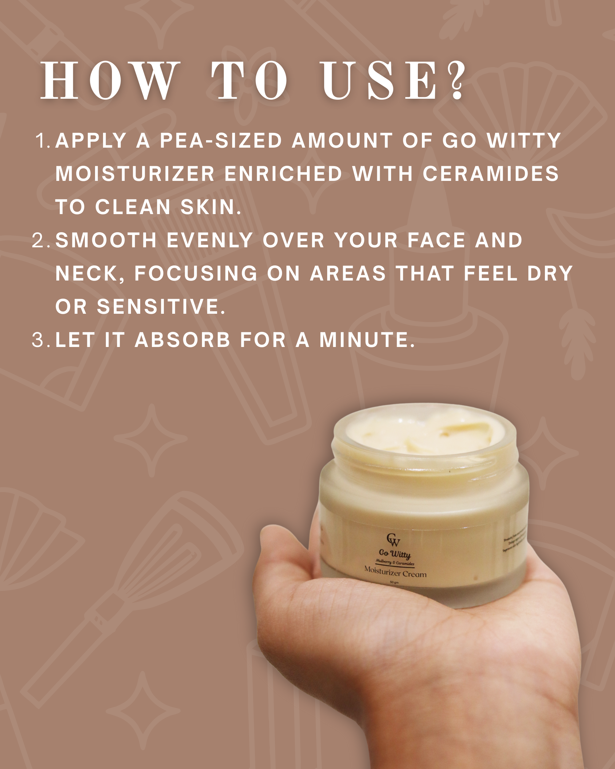 Gowitty Morning Skincare Combo – Cleanser + Sunscreen + Moisturiser (Daily Glow Essentials)
