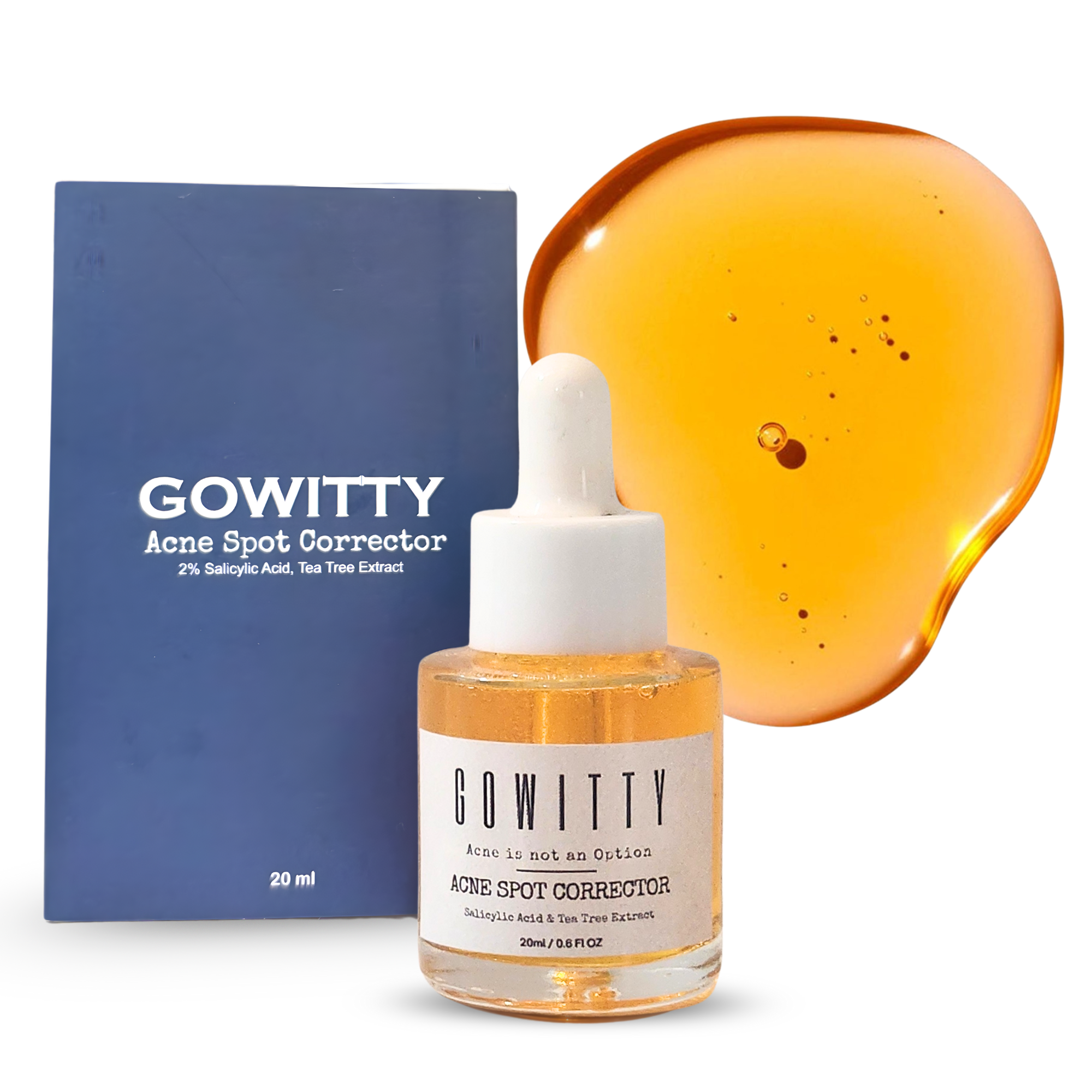 Acne Spot Corrector – 2% Salicylic Acid + Tea Tree Extract | Fast-Acting Acne Treatment for Pimples, Dark Spots & Breakouts | Niacinamide | 20 ml