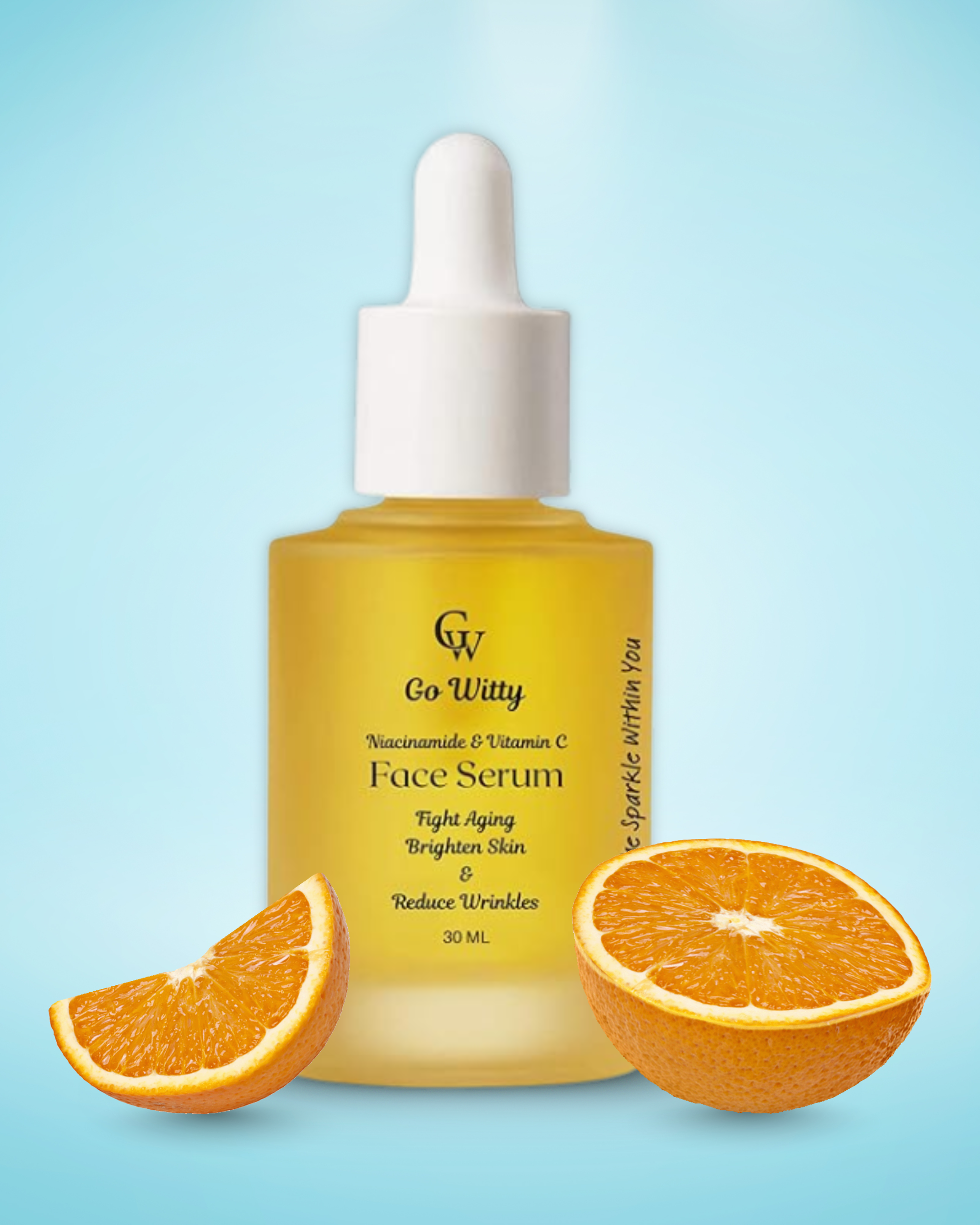 Gowitty Face Serum Niacinamide & Vitamin C | Brightening & Anti-Aging | 30ml
