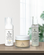 Gowitty Morning Skincare Combo – Cleanser + Sunscreen + Moisturiser (Daily Glow Essentials)